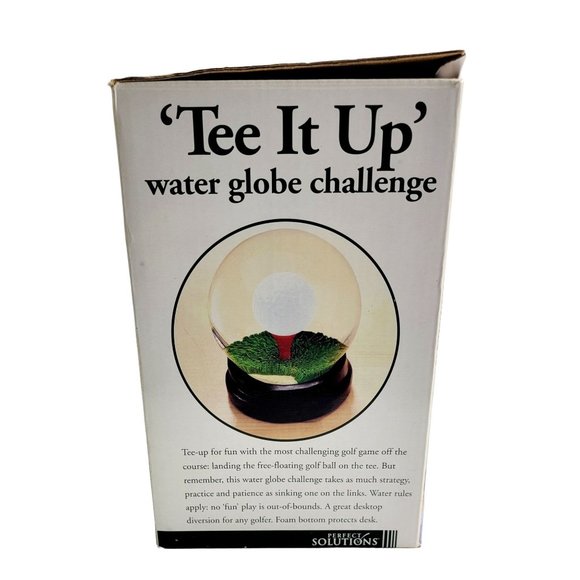 Tee It Up Water Globe Challenge New Old Stock From 2003 - Picture 2 of 11